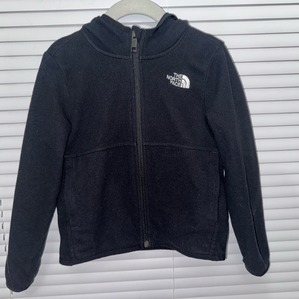 The North Face Kids Black Zip-Up Fleece